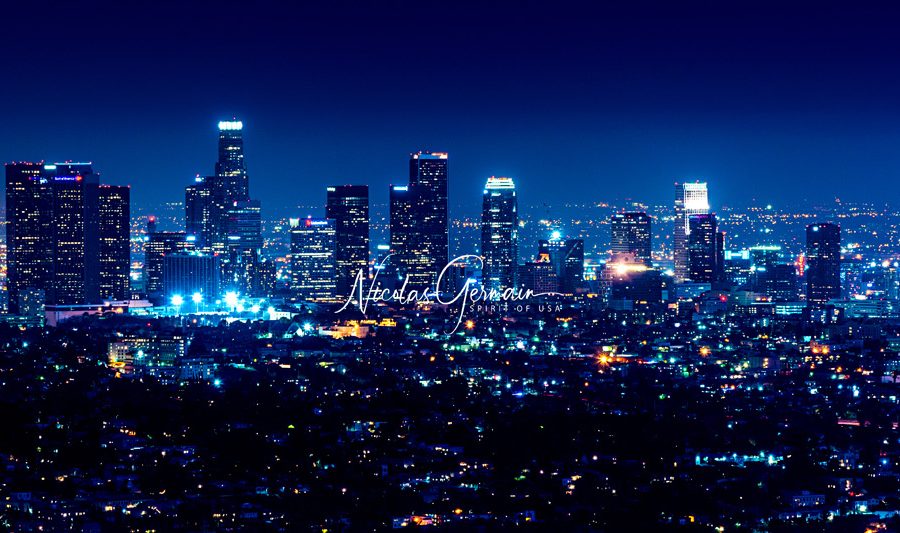 LOS ANGELES DOWNTOWN (panoramique), CALIFORNIE